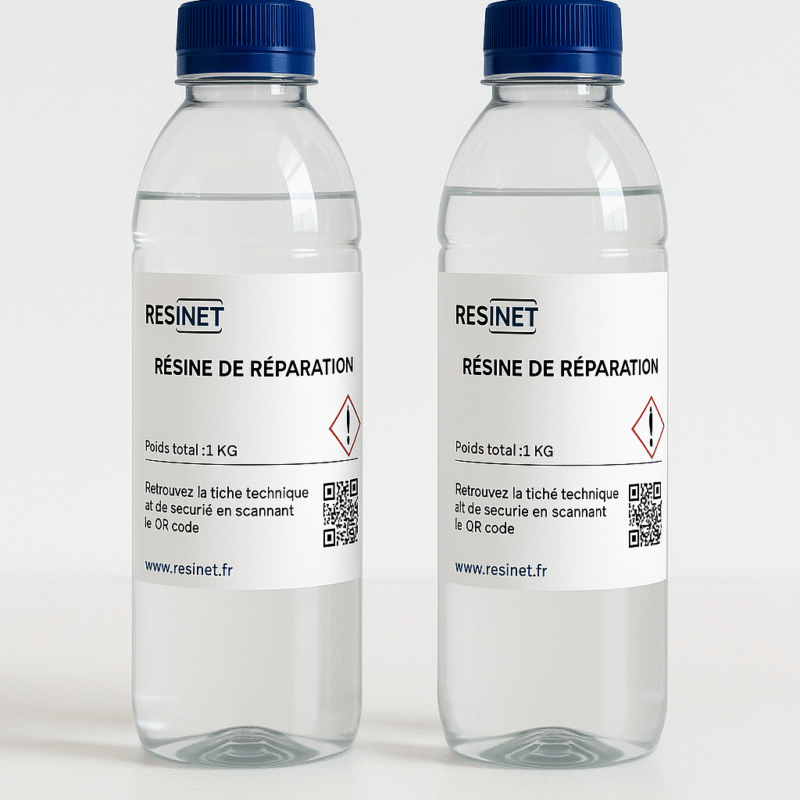 Resine de réparation bi composante